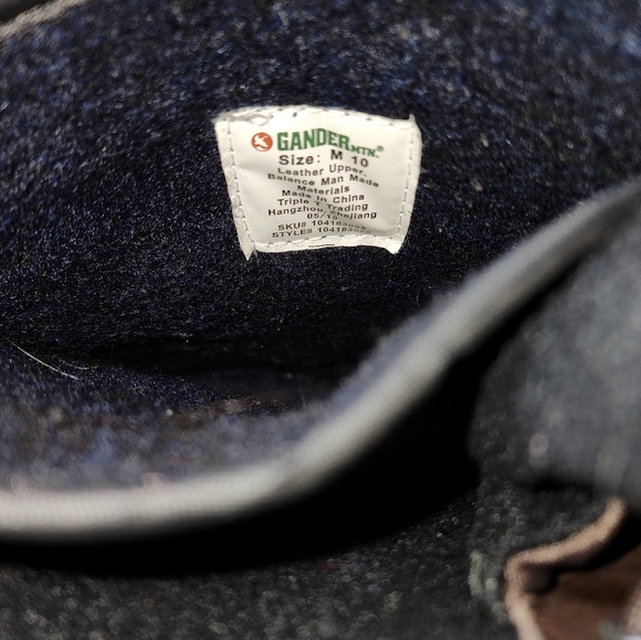 Gander Mountain Men's Leather Duck Boots w/ Separate Thinsulate Bootie, Size 10 - Picture 4 of 9